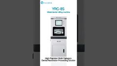 Nuevo lanzamiento YRC-8S máquina de fresado dental.60,000 rpm fresado rápido y preciso para flujos de trabajo eficientes