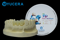 3D Plus Multilayer Yucera Pre Sintered Zirconia Blocks With 16 Colors And Bleach