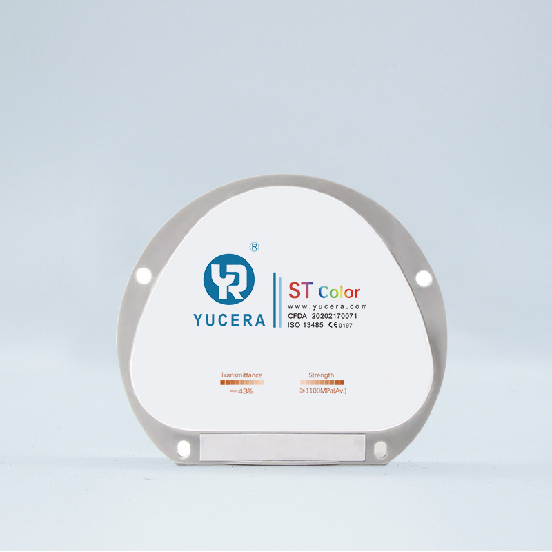 China Factory Price AG System Zirconia Blank 89mm ST Color Preshaded Dental Zirconium Blank