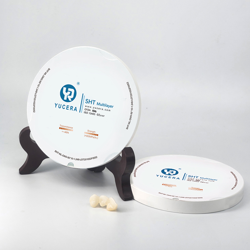 YUCERA SHT Multilayer Zirconia Block Zircone Dentaire ml 1200 Mpa  Zirconia Blanks