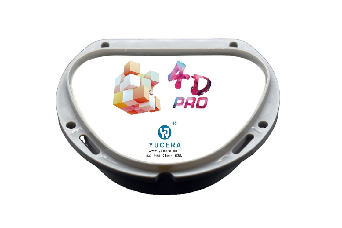 Yucera Zirconia Disc 4D Pro Multilayer Zirconium Block 700-1200mpa A1 A2 A3 Color Ceramic 4D Pro Zirconia Dental with CE ISO