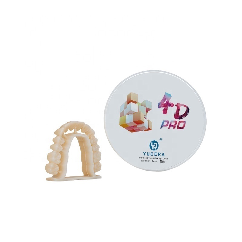 4D Pro Multilayer A1 A2 A3 Color Dental Zirconia Block for Bridge Zirconia Blank