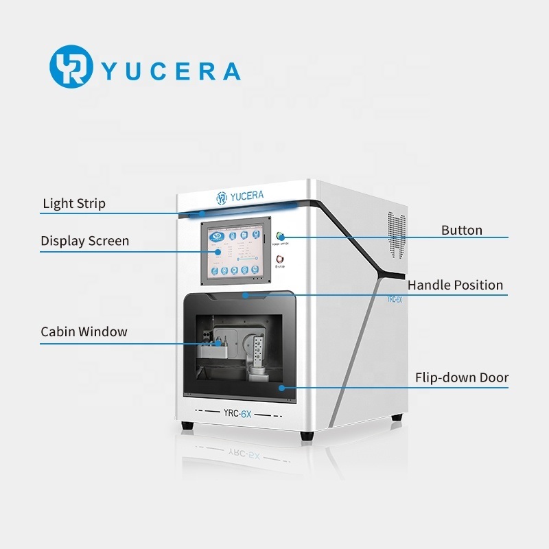 YRC-6X 5-Axis Dental Wet Milling Machine High Precision Veneer Full Crown