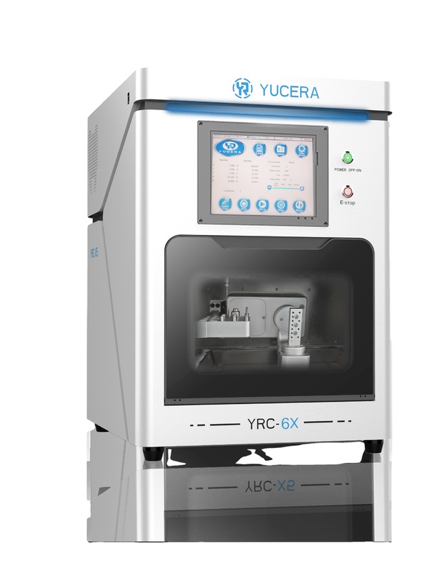Yucera YRC-6X Wet Milling Machine with 5axis Chairside Dental  Glass Ceramic  for Cad Cam System
