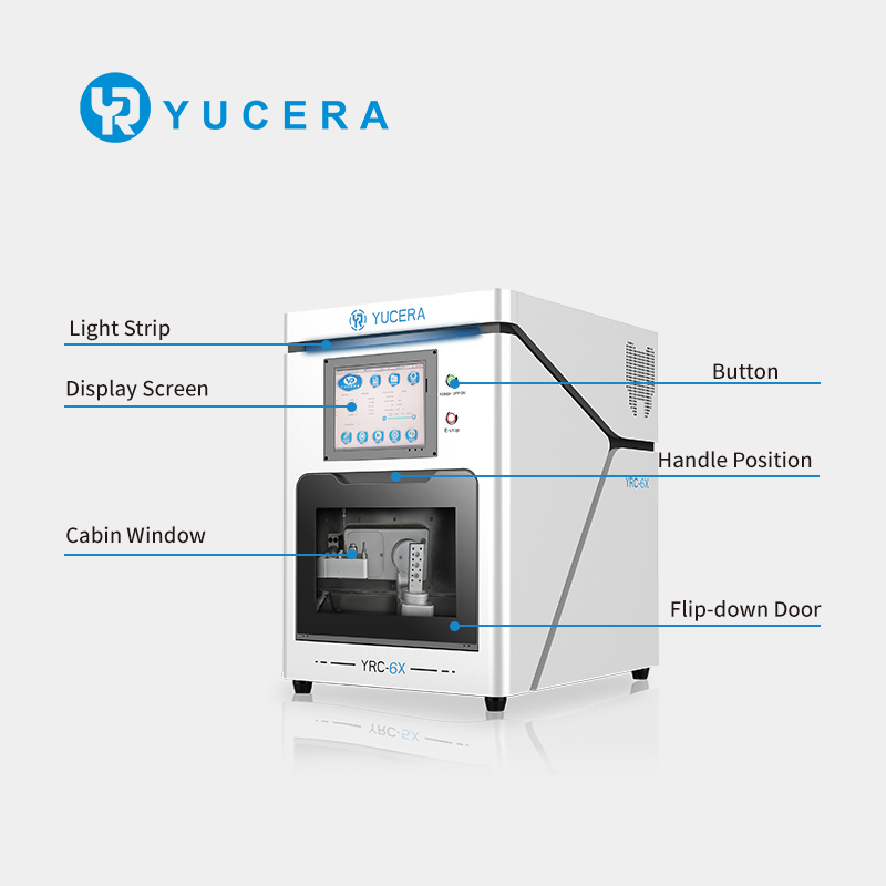 With Competitive Price  Yucera YRC-6X Dental  Cad/cam Dental Wet Milling Machine for Dental Lab and Clinic