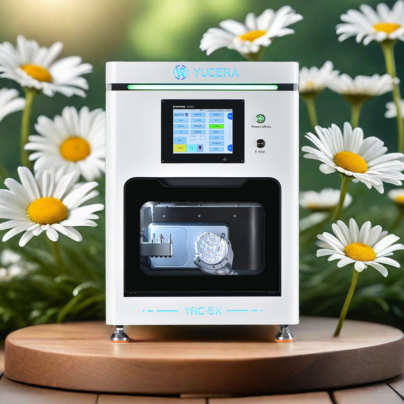 Yucera Nueva Máquina de Fresado CNC Dental de 5 Ejes Accesorios para Equipos de Terapia Oral para Zirconia Metal CAD CAM Direct