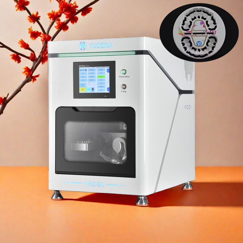 Yucera Newly Released Cutting Machine Wet Milling Machine for Dental Lab 5 Axis Zirconia Milling
