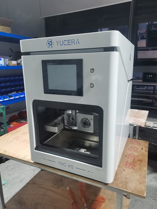 Precio más bajo de fábrica CAD CAM 5 ejes Fresadora en seco Fresado dental para Zirconia, PMMA, Cera