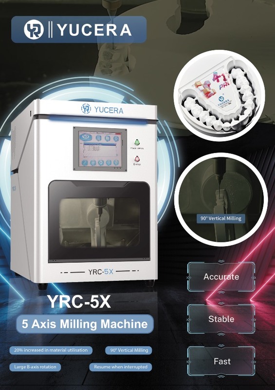 YRC 5 Axis Milling Machine for Dental Zirconia Block Cad Cam Dental Zirconia Milling Machine for Dental Lab