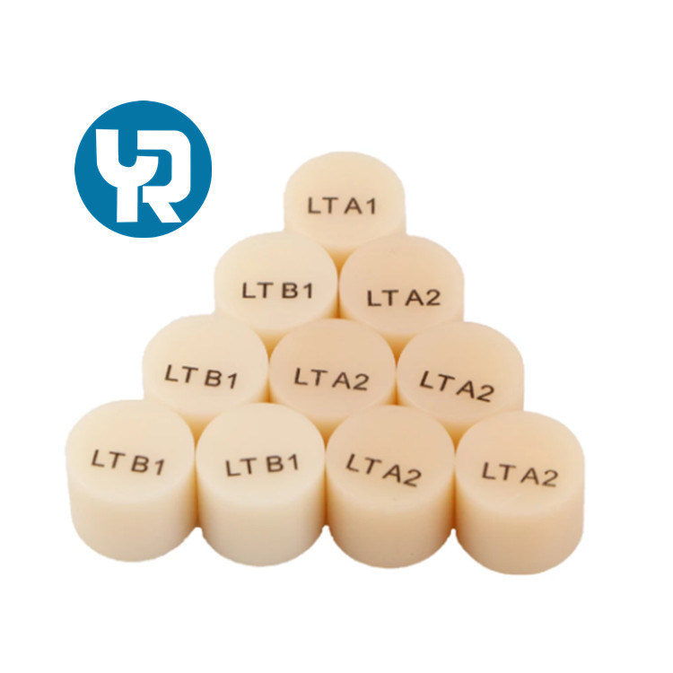 YUCERA Dental Material for Dental Lab Glass Ceramics Lithium Disilicate Press Ingots HT/LT