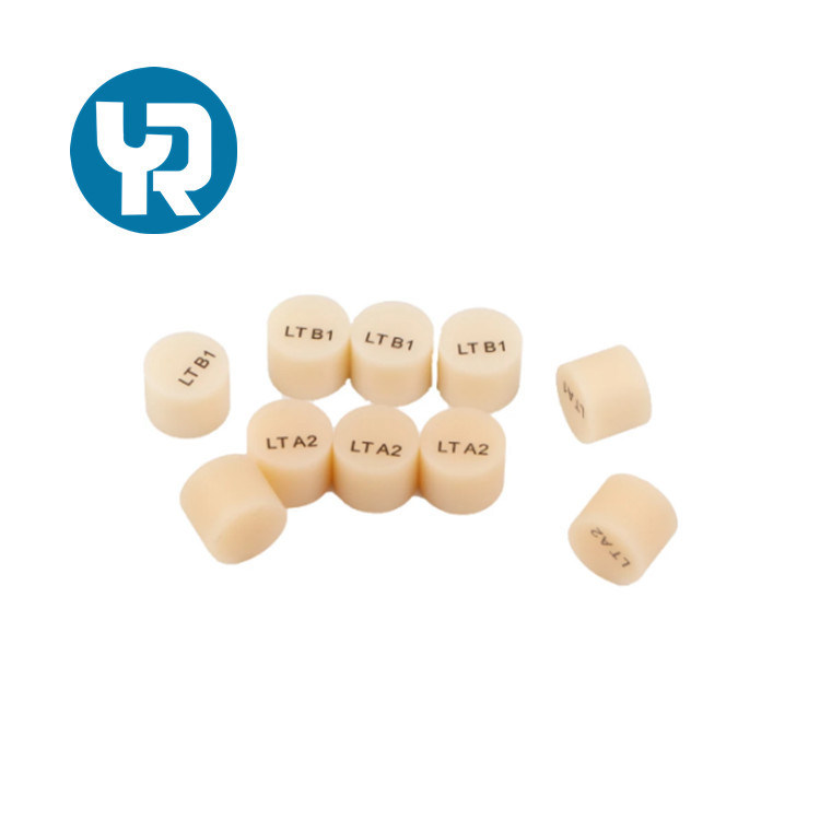 YUCERA Dental Material for Dental Lab Glass Ceramics Lithium Disilicate Press Ingots HT/LT