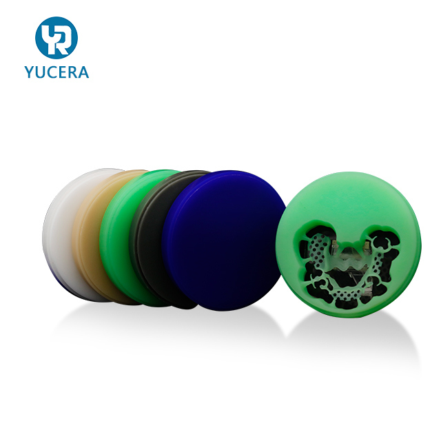 Precio al por mayor de bloques de cera dental YUCERA para fabricación de prótesis dentales CAD CAM