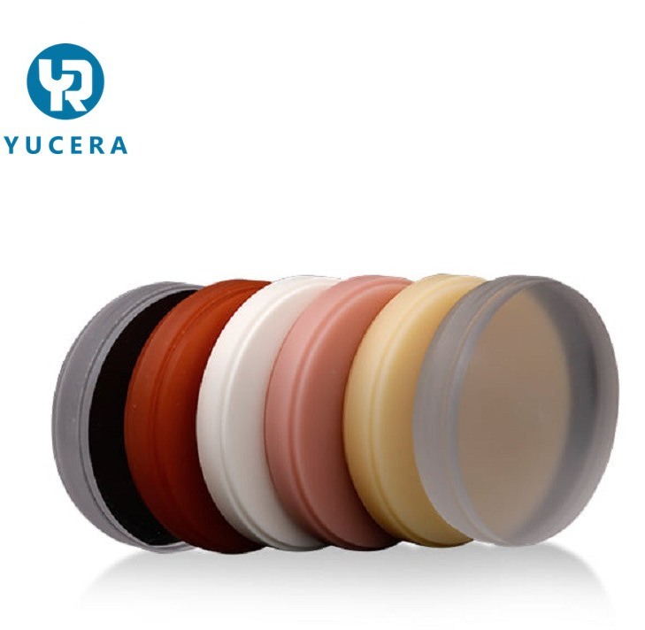 Yucera Materiales Dentales PMMA Bloque Dental Sistema de Pluma para Restauración de Belleza Alto Rendimiento