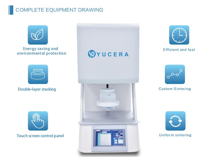 Yucera F10+ Zirconia Sintering Oven - Streamlining Dental Lab Processes for Optimal Results