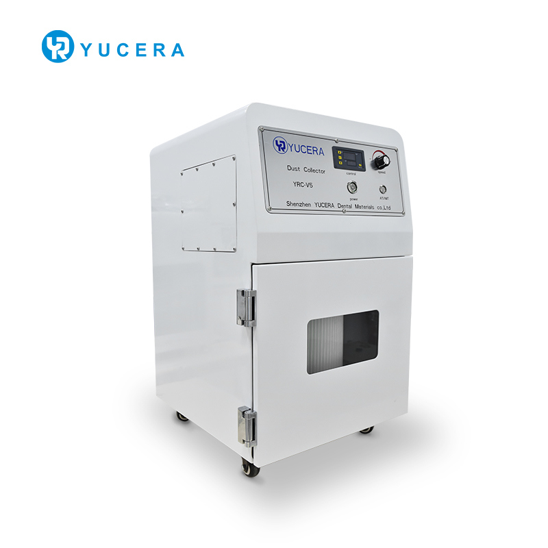 Colector de polvo económico V5 LED para laboratorio dental: ahorro de energía y filtración eficiente