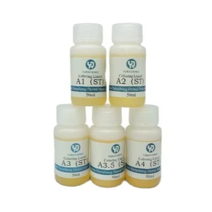 Soluciones Yucera Kit de tinción de cerámica de 18 colores para zirconia Natural Glow para creaciones de laboratorio dental