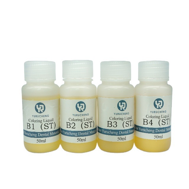 Yucera Soluciones de Sonrisa 18 Colores Cerámica Zirconia Tinción Brillo Natural para Creaciones de Laboratorio Dental