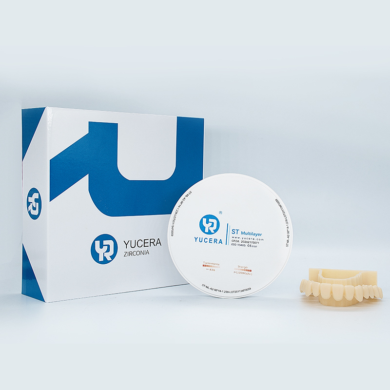 Bloques de Zirconia Multicapa Yucera ST - Solución de Alto Rendimiento para Aplicaciones Dentales CAD/CAM