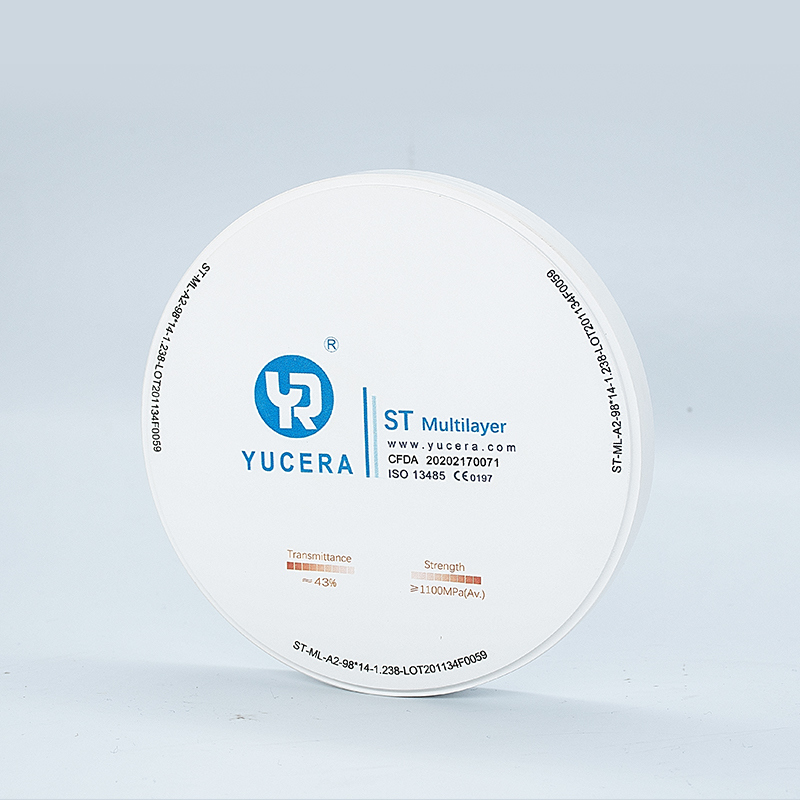 Bloques de Zirconia Dental Yucera ST - Elección Premium para Restauración Dental y Uso en Laboratorio