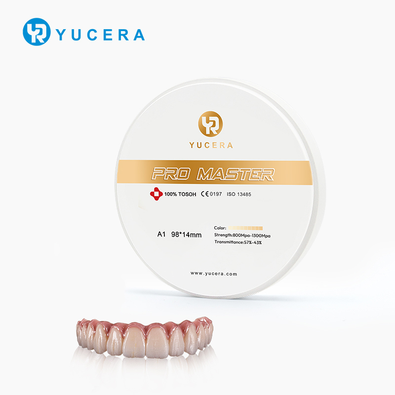 Bloques de zirconia dental Yucera Pro Master - la elección ideal para soluciones dentales personalizadas